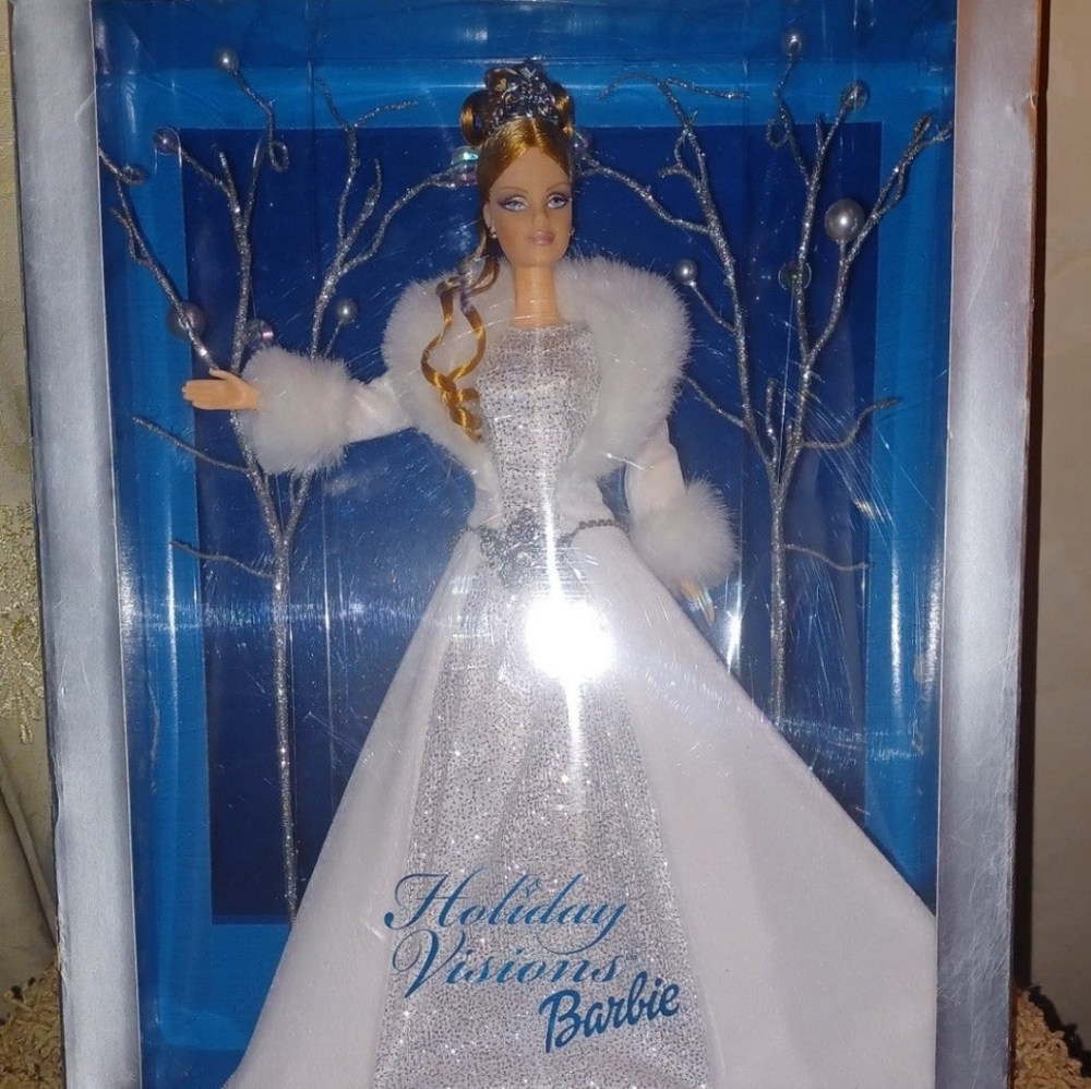 2003 Holiday Visions Barbie Collectable Winter Fantasy NIB